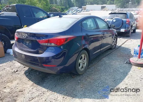 2014 Hyundai Elantra Se из США, поврежденный, VIN 5NPDH4AE5EH529305